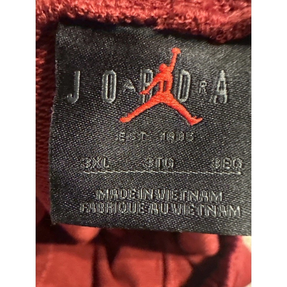 Nike Air Jordan Sweatpants Mens Sz 3XL Crimson Joggers Pants OU Sooners Oklahoma - Picture 3 of 6